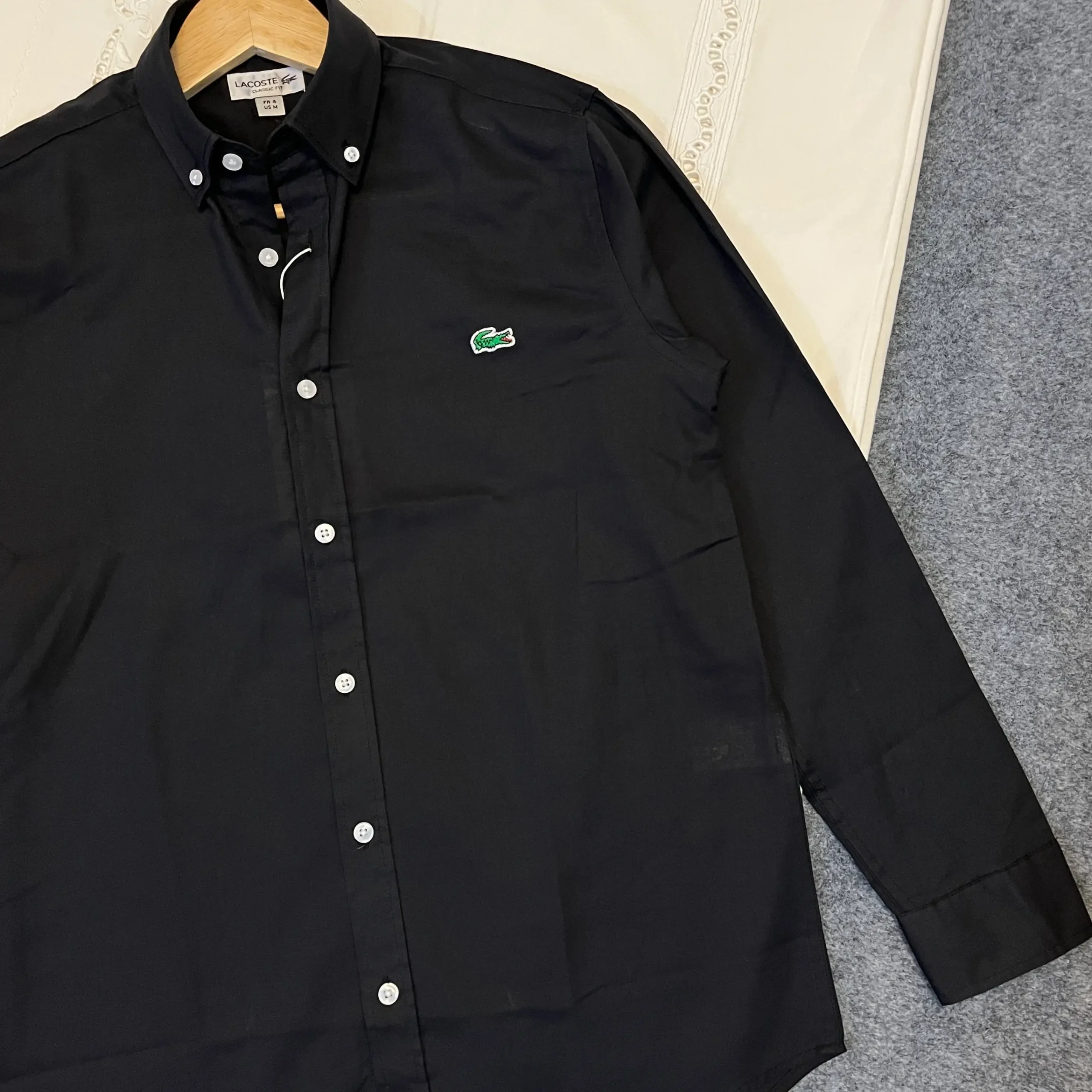 Black Solid Shirt - Image 2