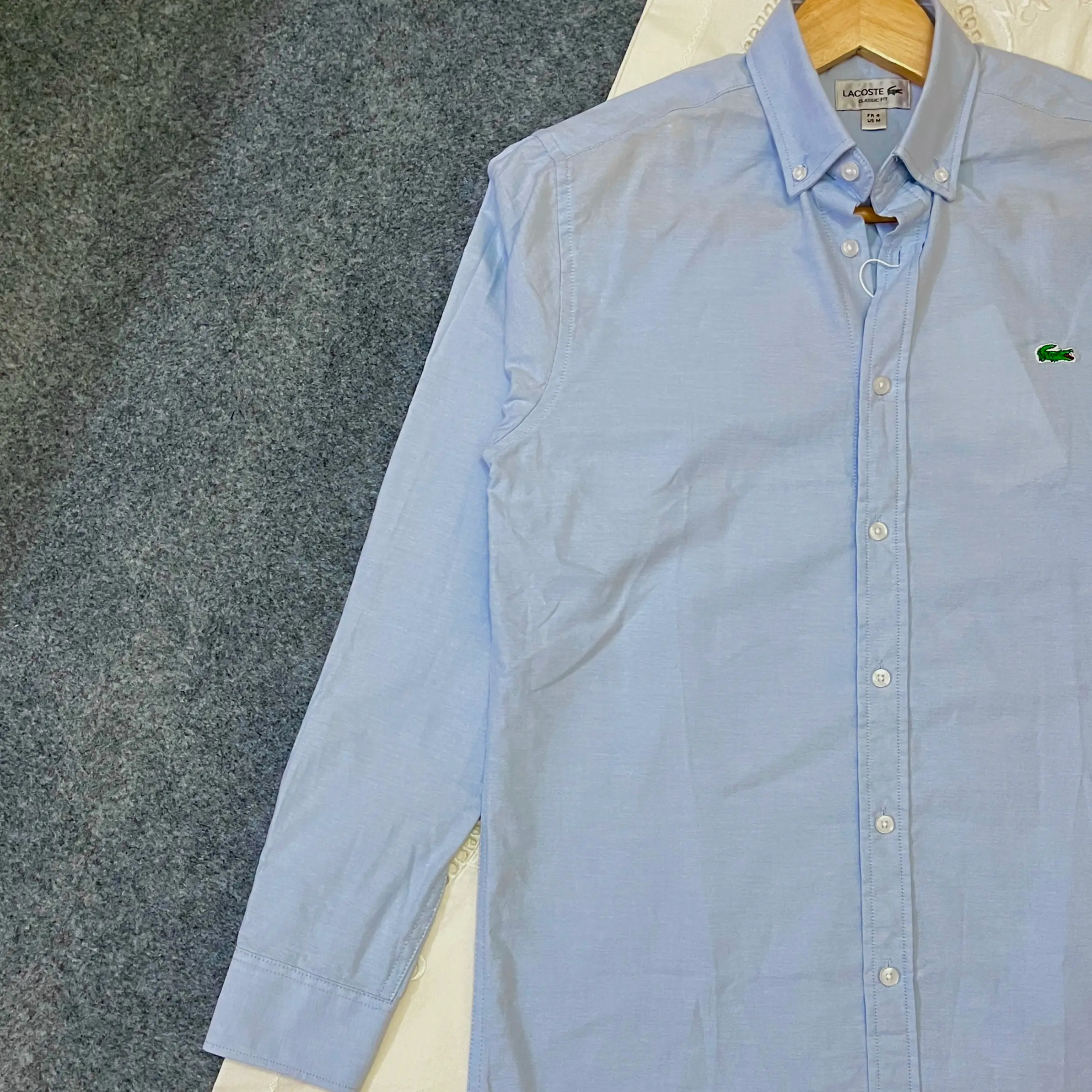 Sky Blue Solid Shirt - Image 2