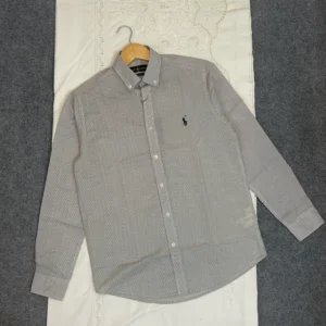 White with Black Striped Shirt